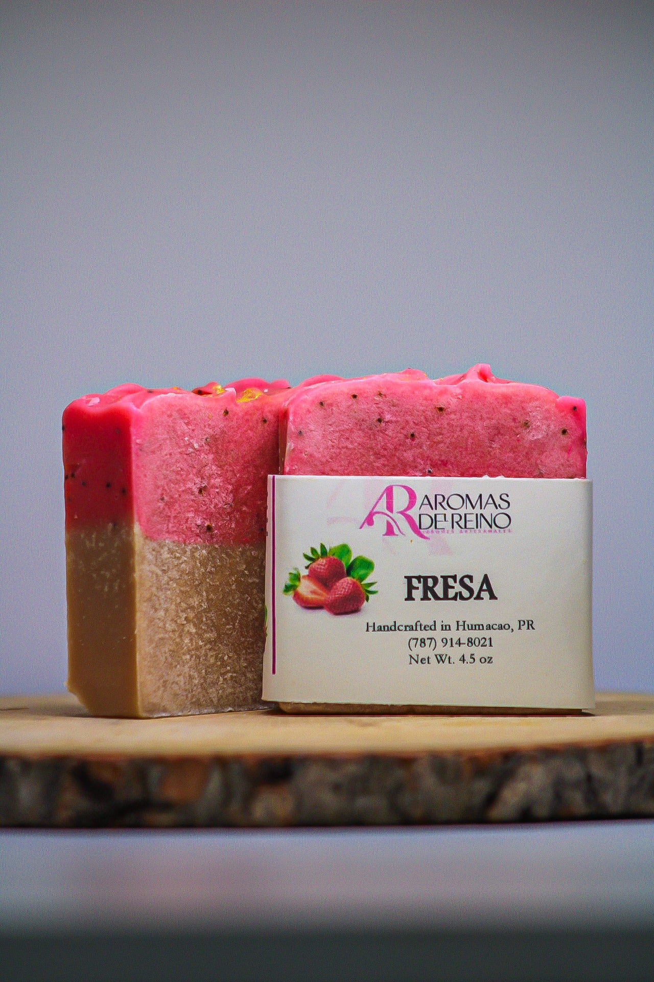 Jabón Artesanal de Fresa