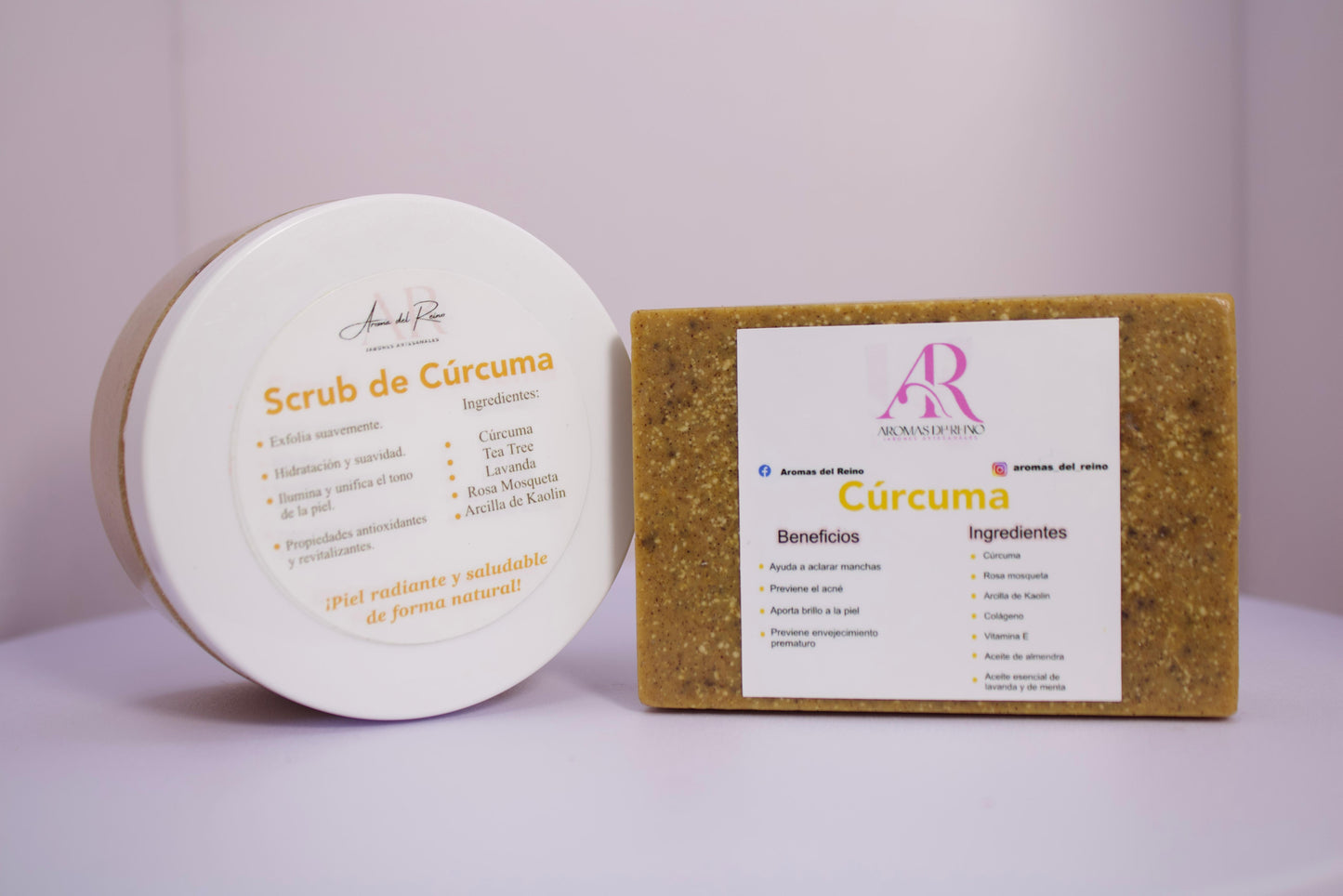 Bundle de jabón de cúrcuma y Scrub