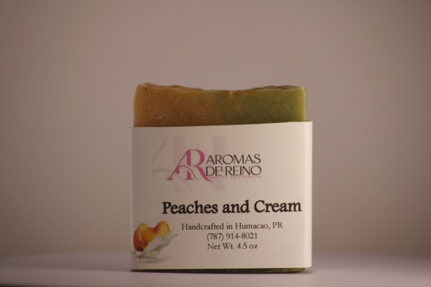 Jabón Artesanal de Peaches and Cream