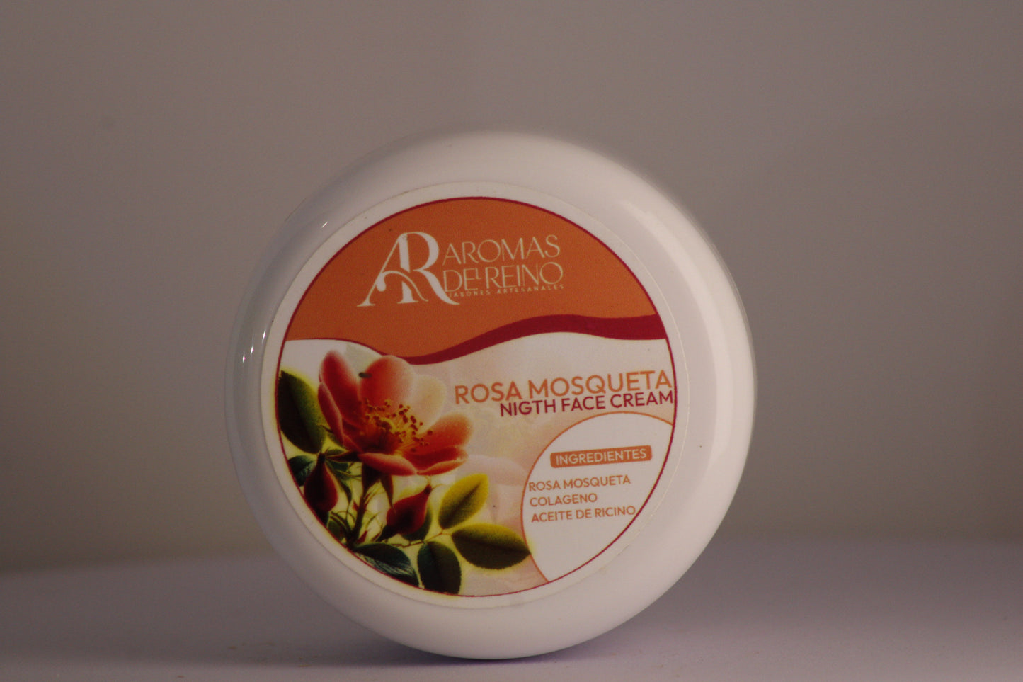 Crema de Noche con Colágeno, Vitamina E y Rosa Mosqueta