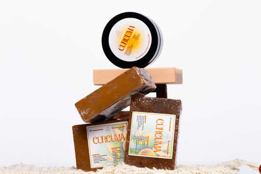 Bundle de jabón de cúrcuma y Scrub