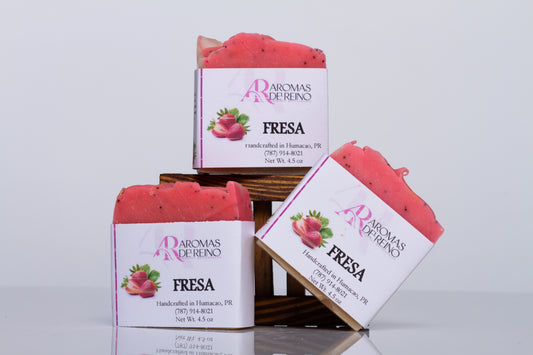 Jabón Artesanal de Fresa