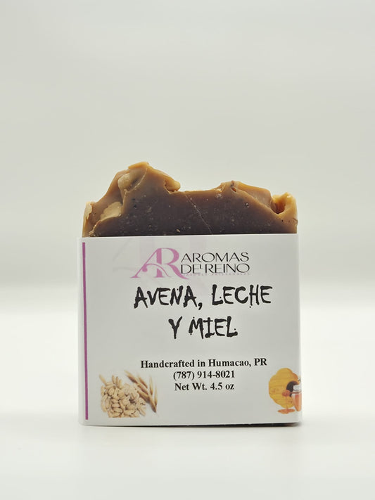 Jabón Artesanal de Avena y Miel