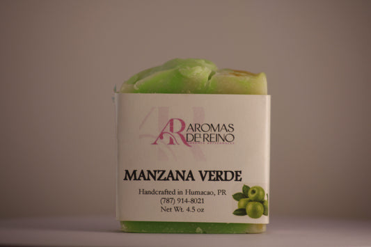 Jabón Artesanal de Manzana Verde