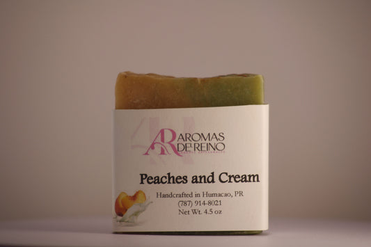 Jabón Artesanal de Peaches and Cream