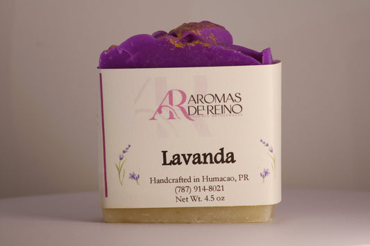 Jabón Artesanal de Lavanda